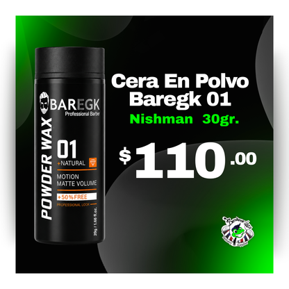 Cera en Polvo Baregk 01 30g