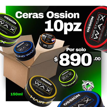 Combo 10 HairWax Baregk Surtidas 150ml