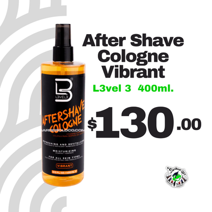 After Shave Cologne Vibrant L3VEL 3 400 ml