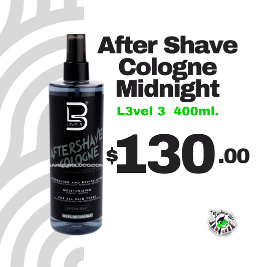 After Shave Cologne Midnight L3VEL3 400 ml