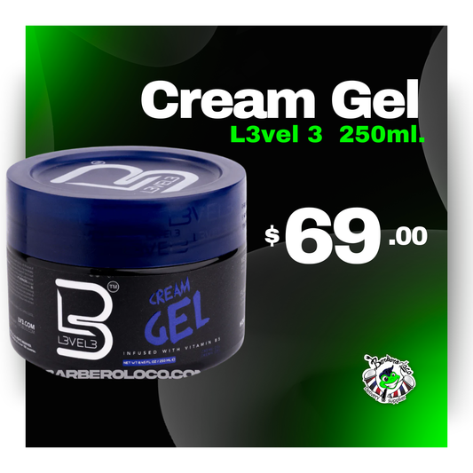 Cream Gel L3VEL 3 250 ml