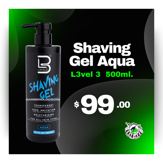 Shaving Gel AQUA L3VEL 3 500 ml