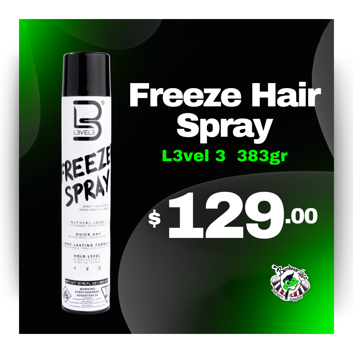 Freeze Hair Spray L3VEL 3 383g