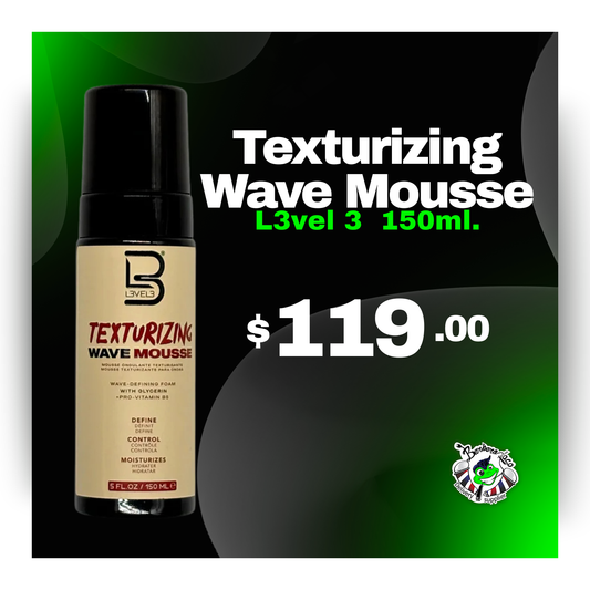 TEXTURIZING WAVE  MOUSSE 150ML L3VEL3
