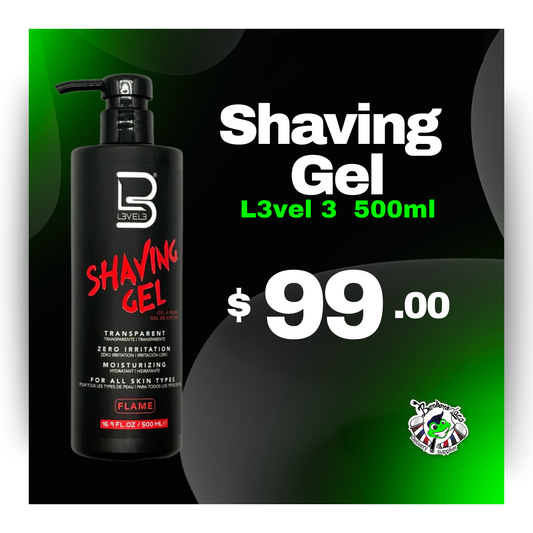 Shaving Gel Flame L3VEL 3 500 ml