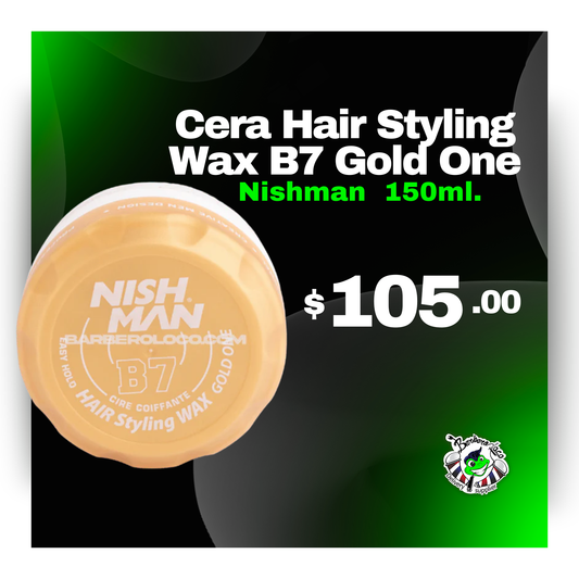 Cera NISHMAN Easy Hair Styling WAX B7 Gold One 150 ml.