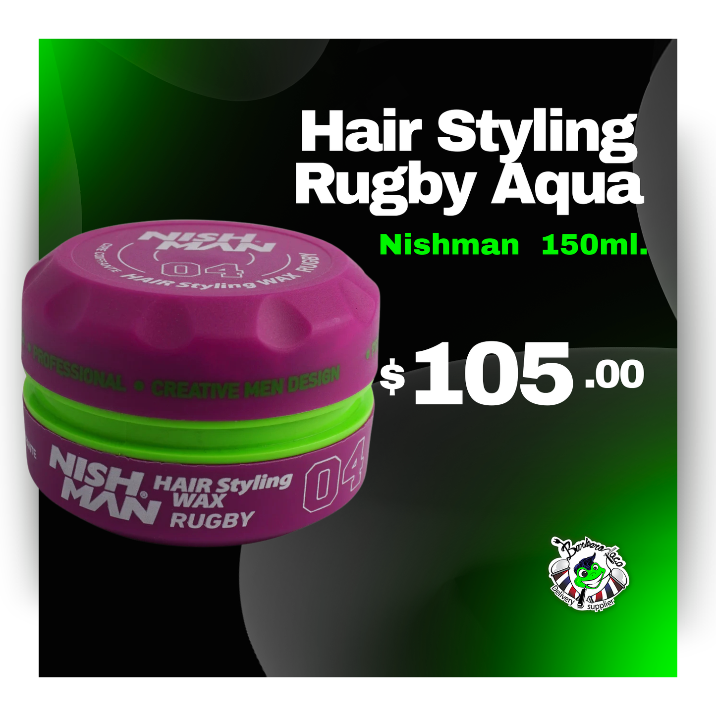 Cera NISHMAN Hair Styling 04 Rugby AQUA WAX 150 ml