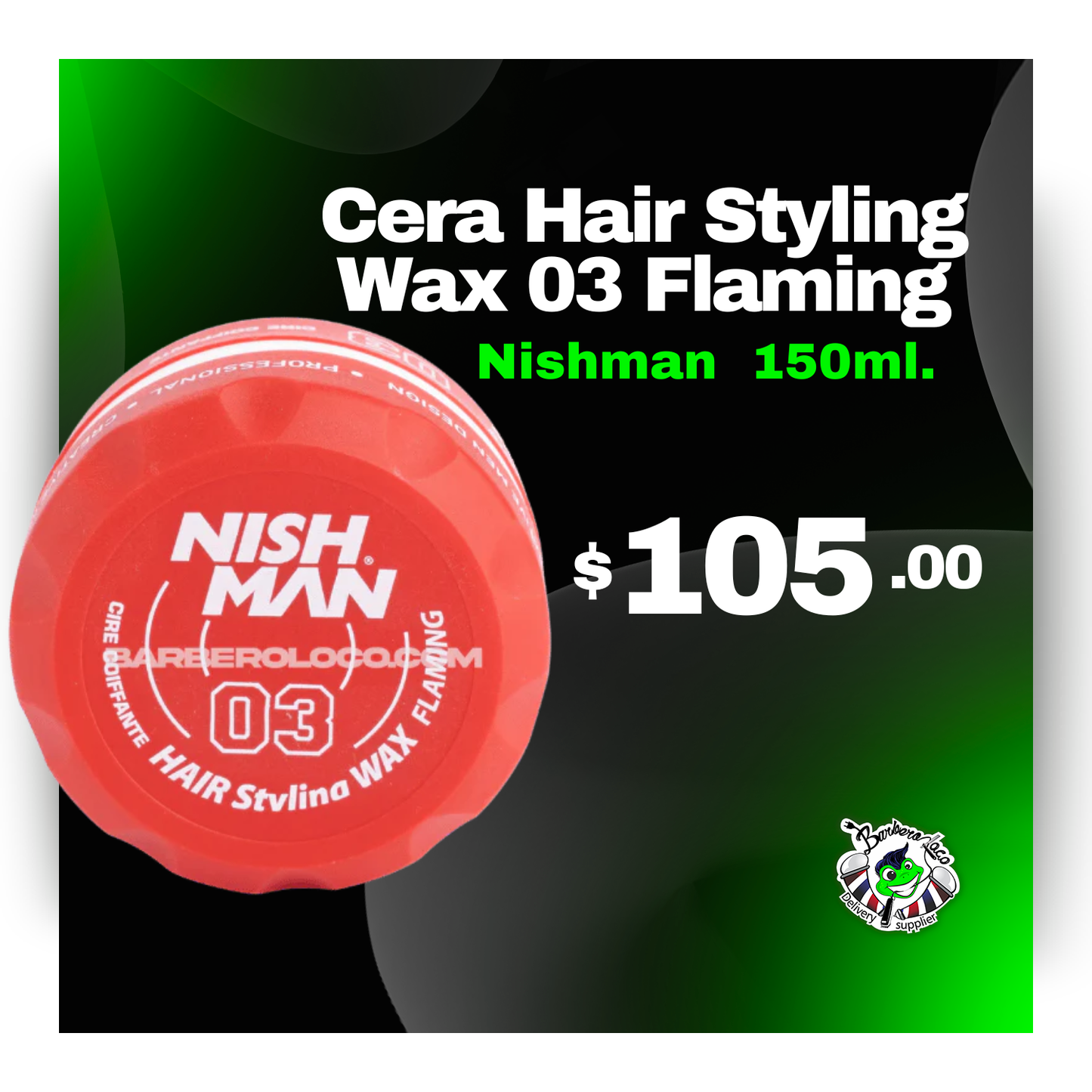 Cera NISHMAN Hair Styling Wax 03 Flaming 150 ml
