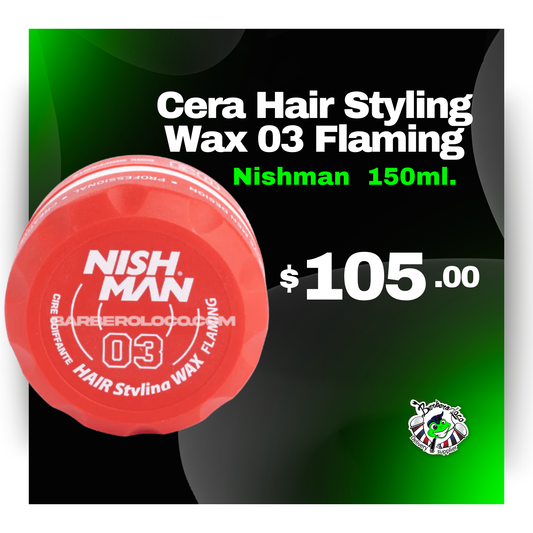 Cera NISHMAN Hair Styling Wax 03 Flaming 150 ml