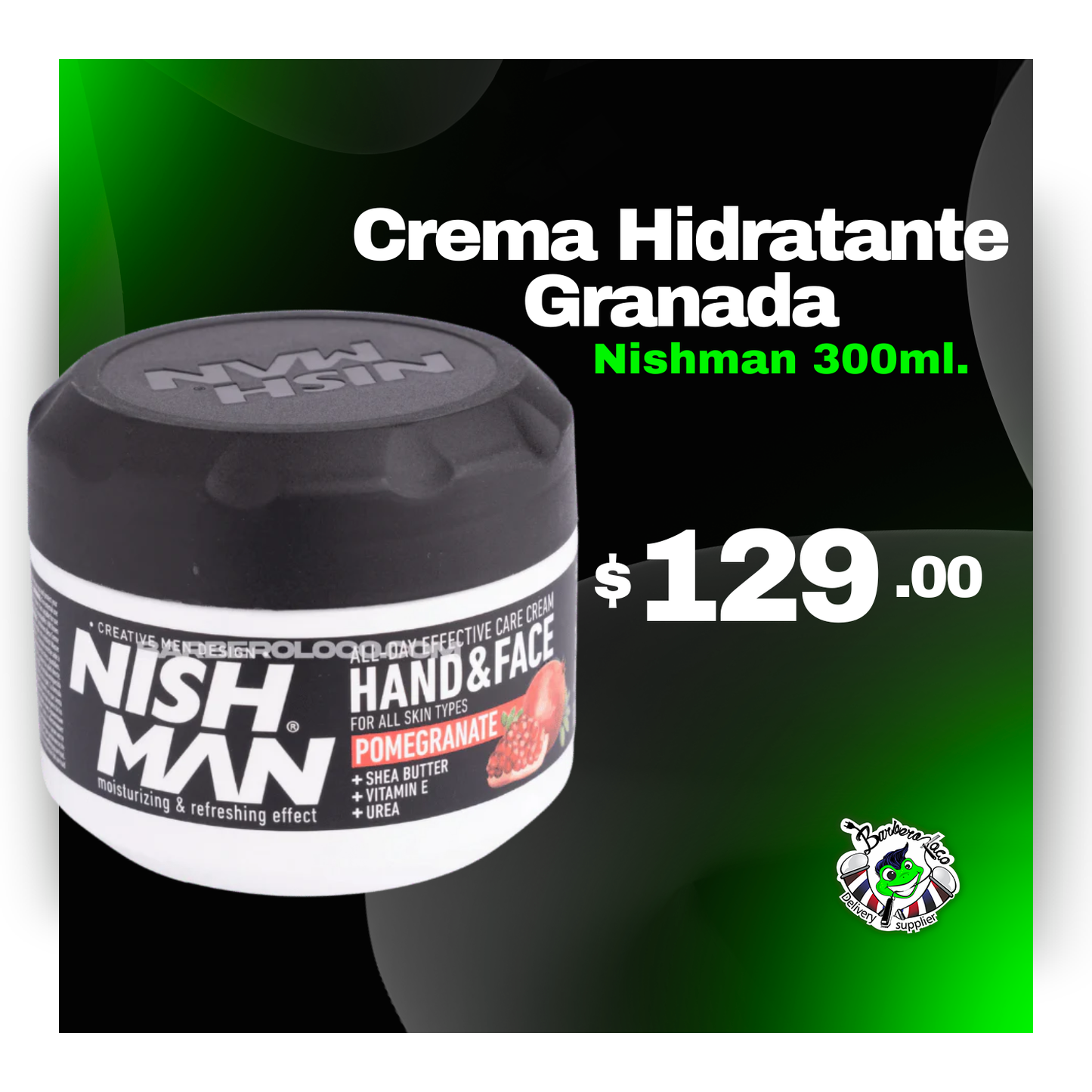 Crema Hidratante para Manos y Cara Nishman Granada