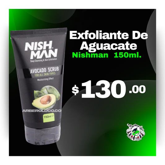 Exfoliante de Aguacate NISHMAN 150 ml