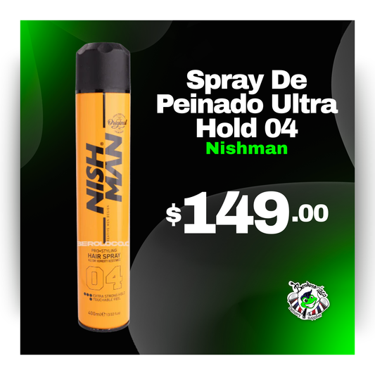 Spray NISHMAN de Peinado Ultra Hold 04