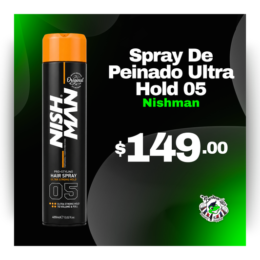 Spray NISHMAN de Peinado Ultra Hold 05