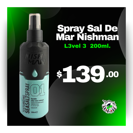 Spray Sal de Mar NISHMAN 200ml