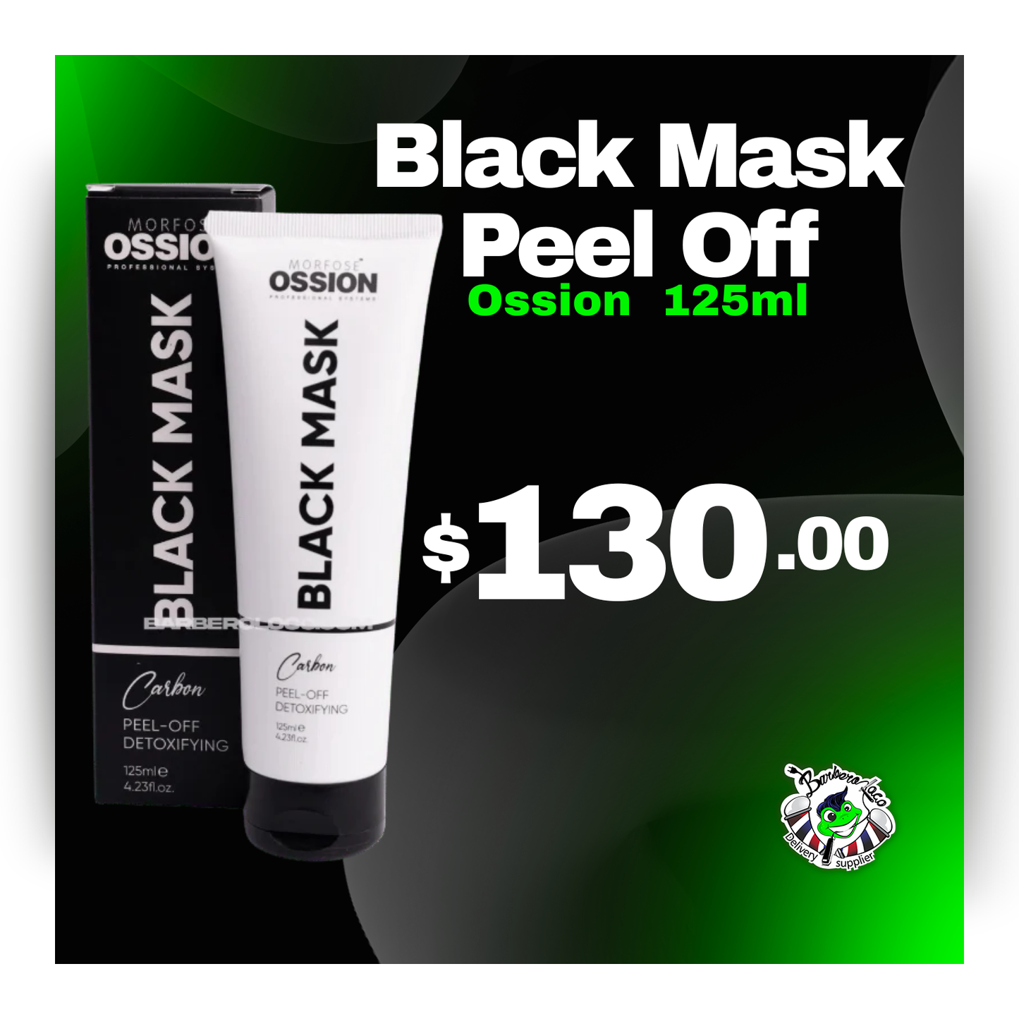 Mascarilla Peel-Off de Carbón Activado Ossion 125ml