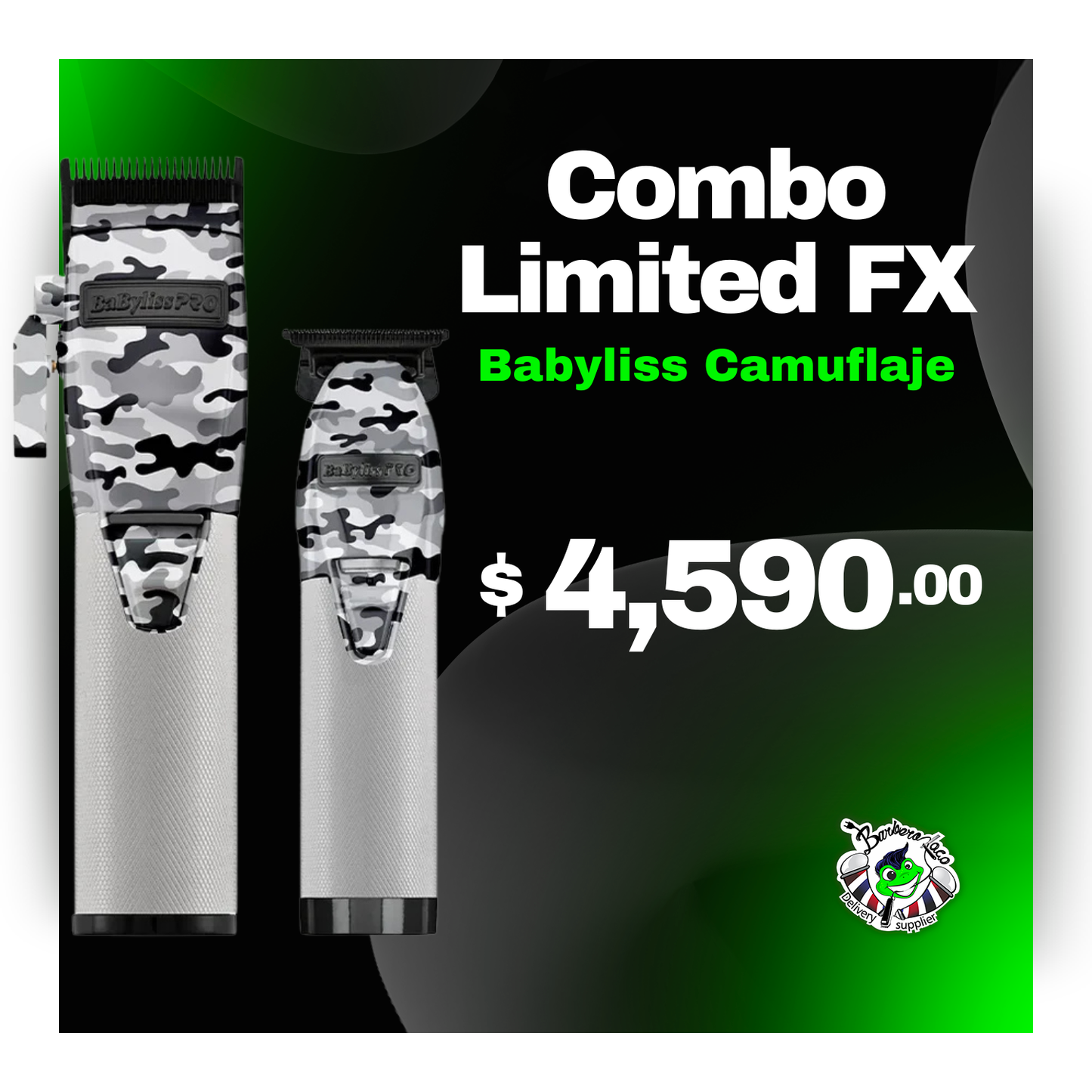 Combo Babyliss Limited Fx Camuflaje