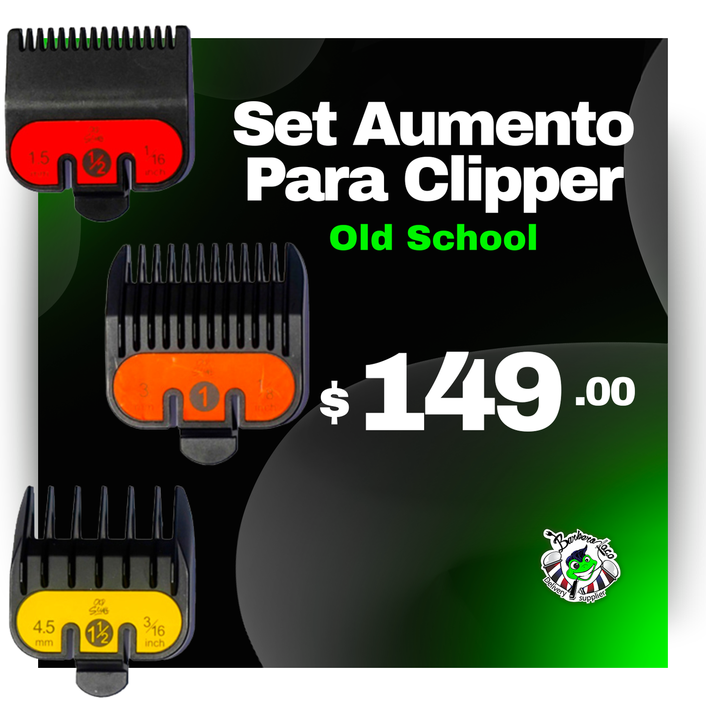 Set 3 aumentos para Clipper Old Scull