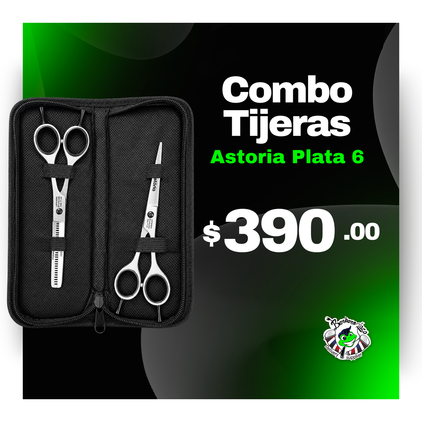 Combo Tijeras Astoria Plata 6