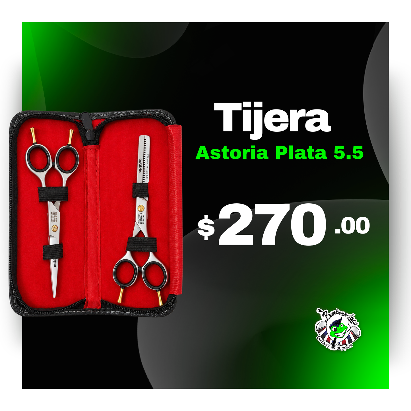 Tijera Astoria Plata 5.5