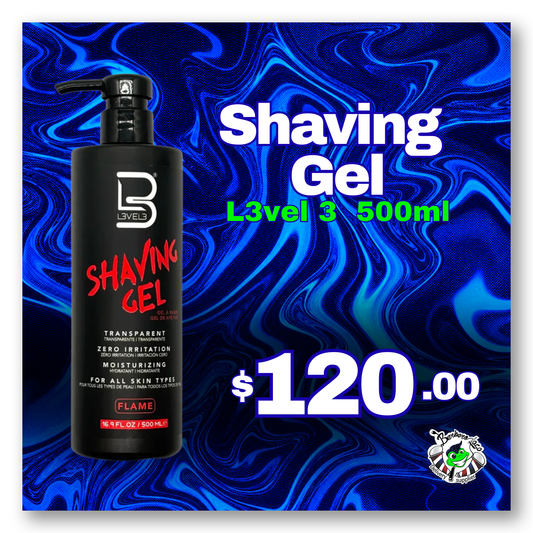 Shaving Gel Flame L3VEL 3 500 ml