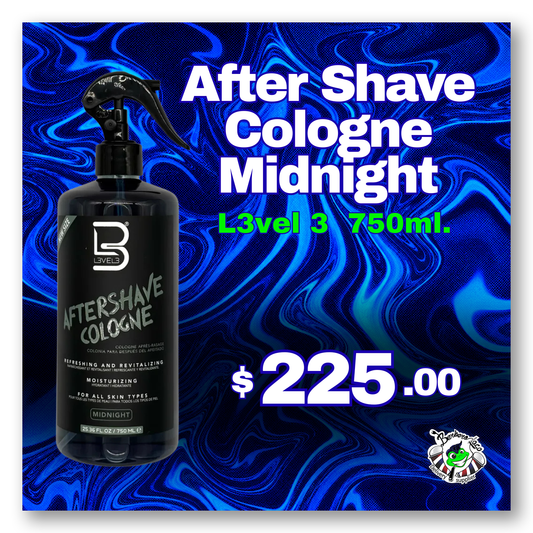 After Shave Cologne Midnight L3VEL3 750 ml