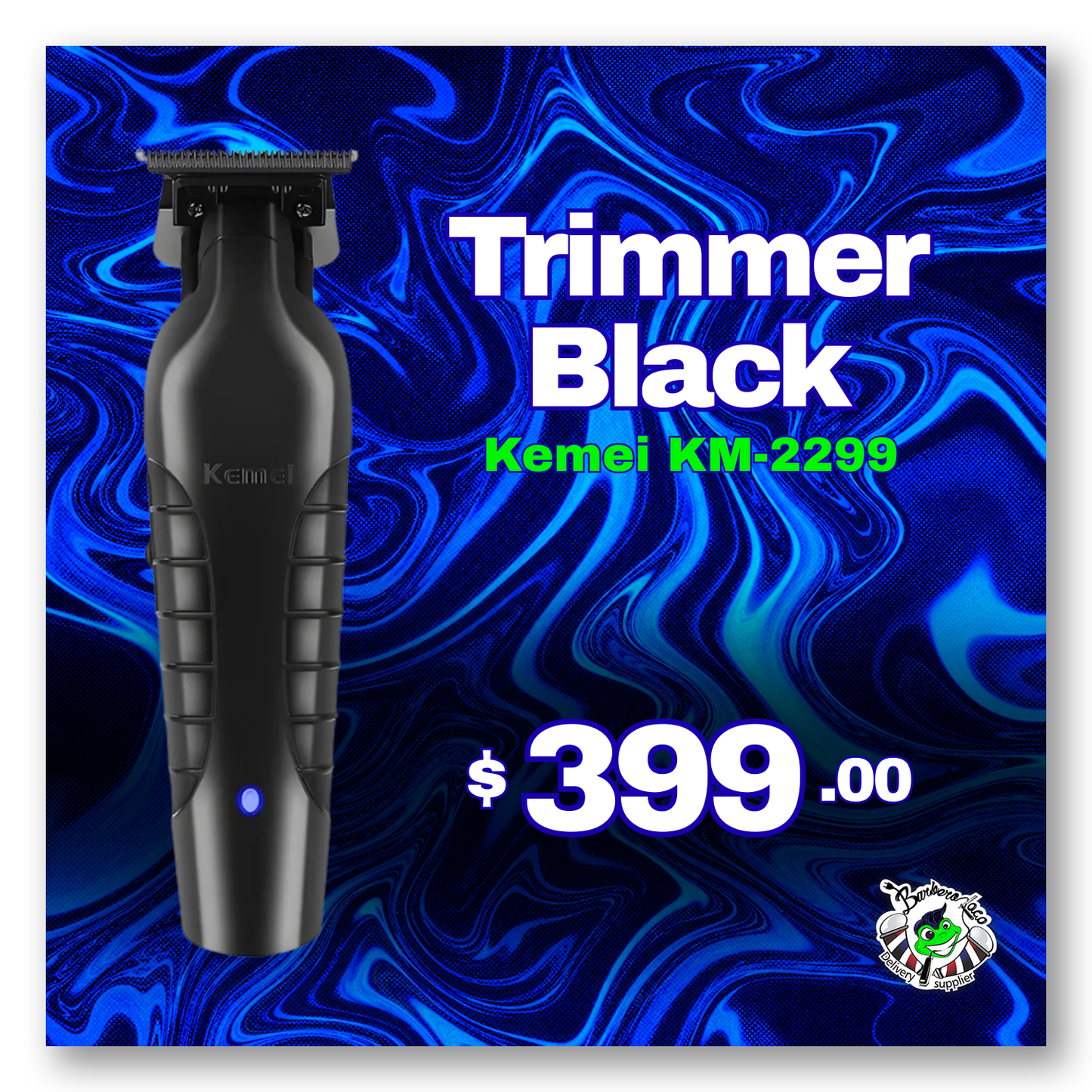 Kemei Trimmer Maquina Black KM-2299