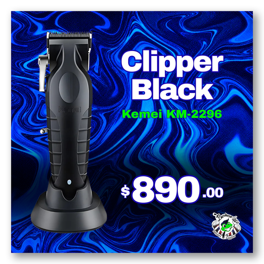 Kemei Clipper Maquina Black KM-2296