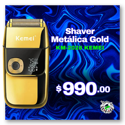 Kemei Shaver Metálica KM-2028 Gold