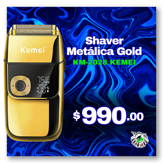 Kemei Shaver Metálica KM-2028 Gold
