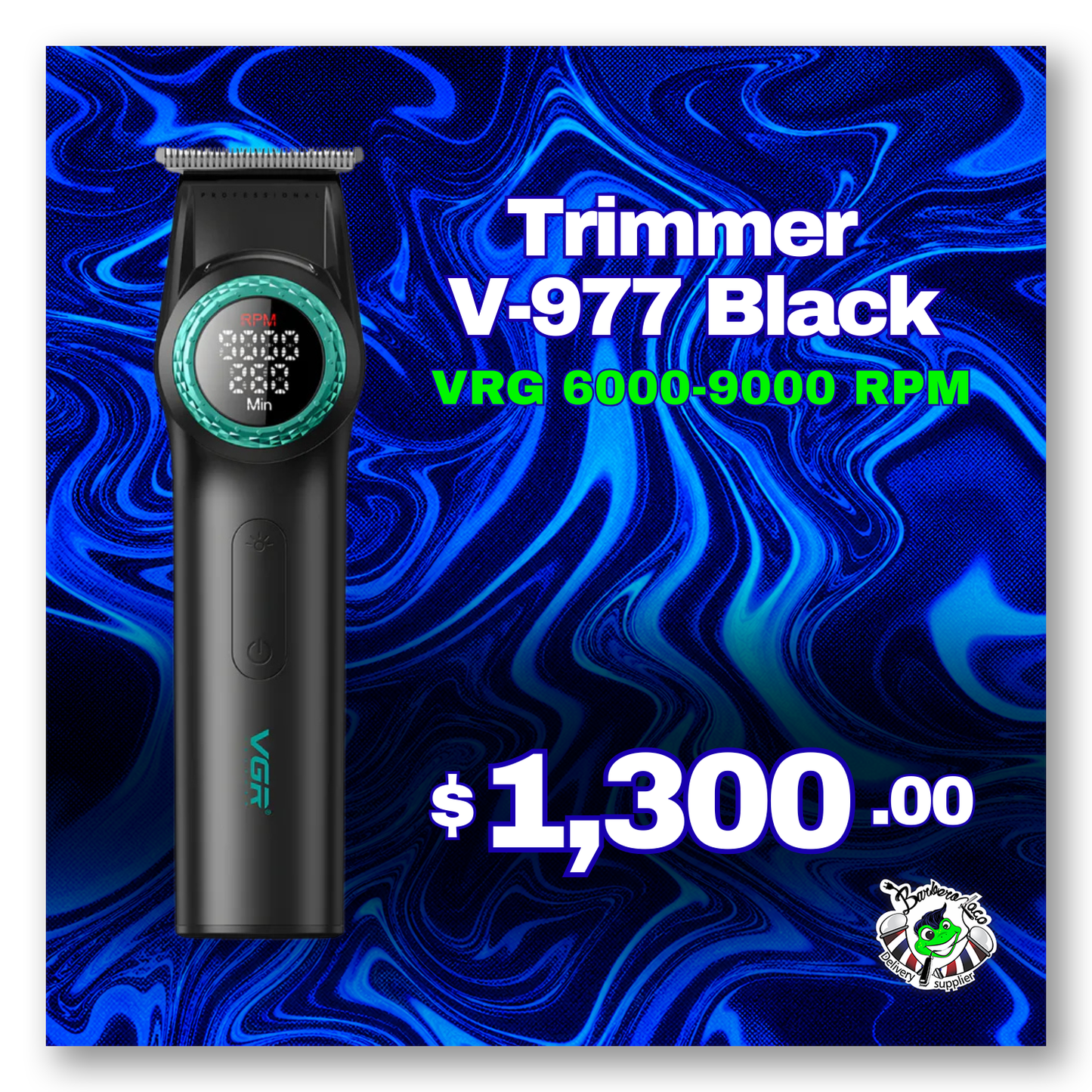 Trimmer VGR V-977 6000 - 8000 RPM Black