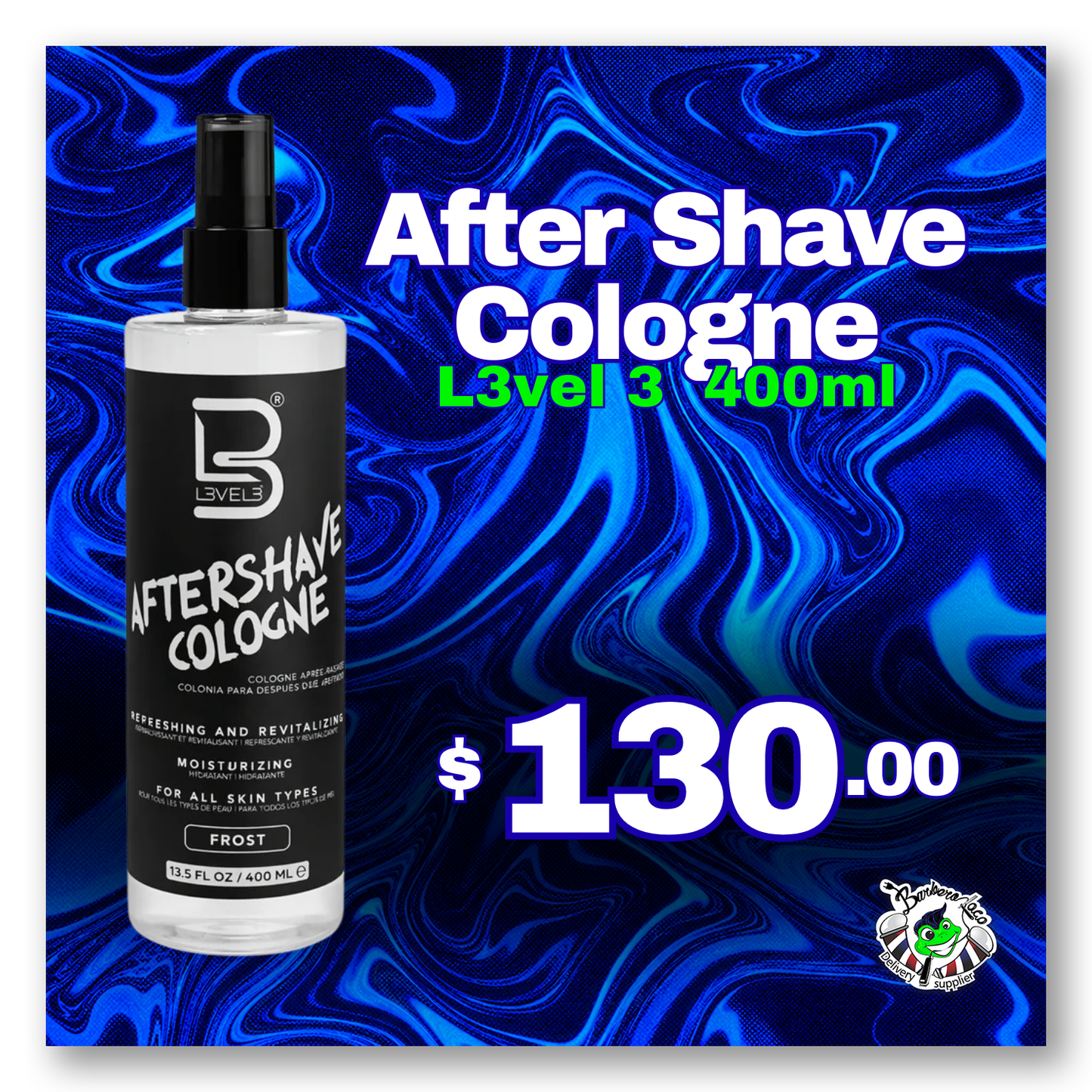 After Shave Cologne Frost L3VEL 3 400 ml