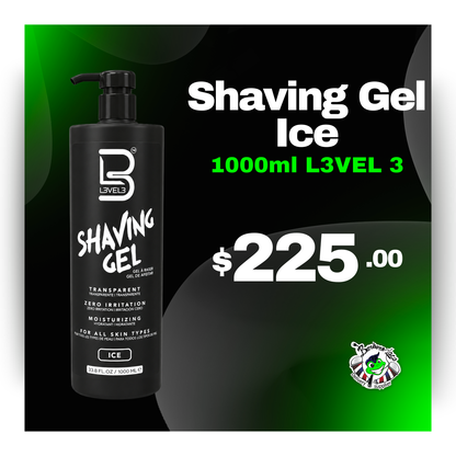 Shaving Gel Ice 1000ml L3VEL 3