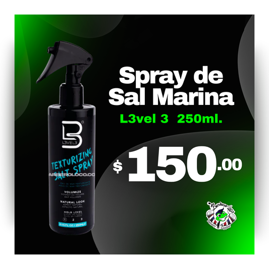 Spray de Sal Marina para Texturizar  250 ml