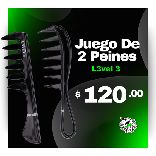 Juego de Dos Peines L3VEL3