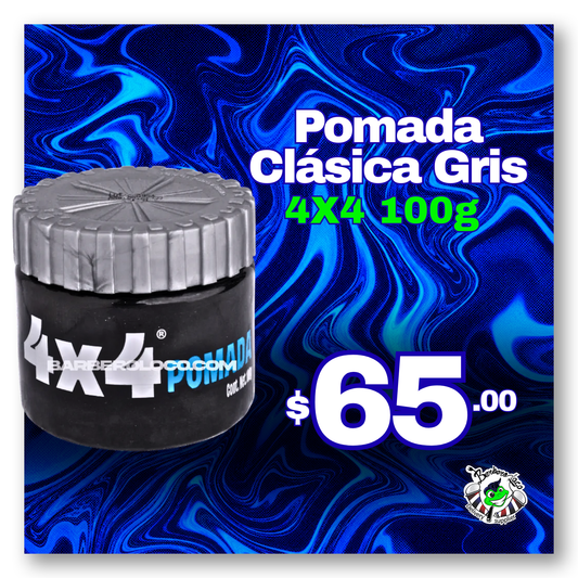 Pomada Clasica Gris 4x4 100 gr.