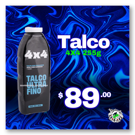 Talco Menta 255g 4x4