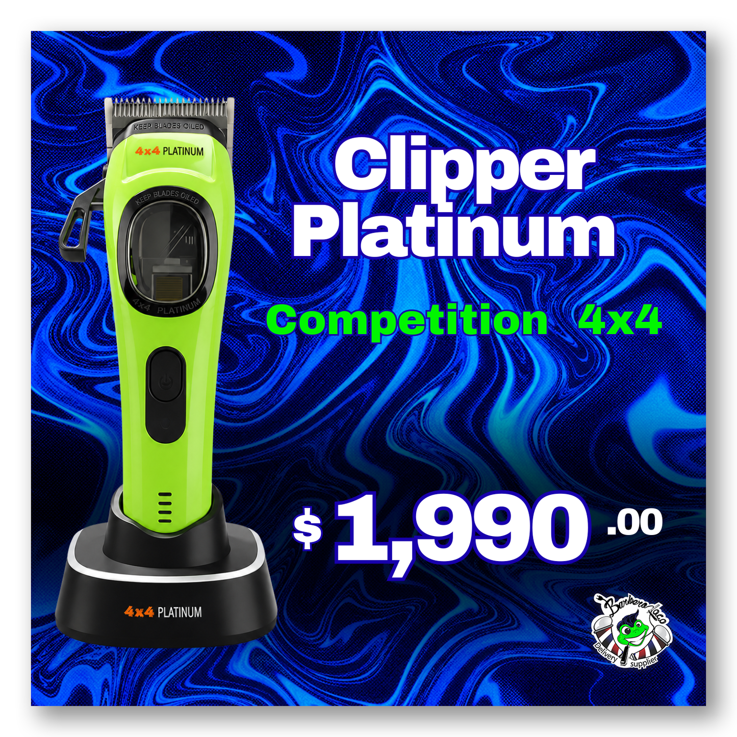 Clipper Platinum COMPETITION 4x4 Verde Motor Vectorial con carcasa extra