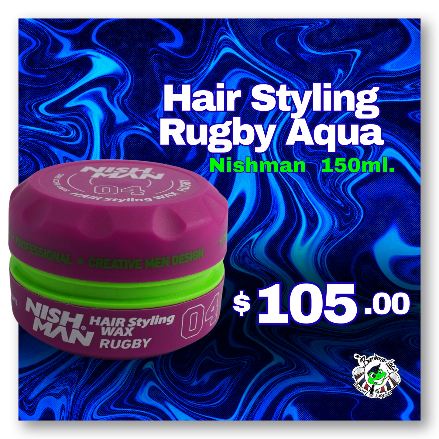 Cera NISHMAN Hair Styling 04 Rugby AQUA WAX 150 ml