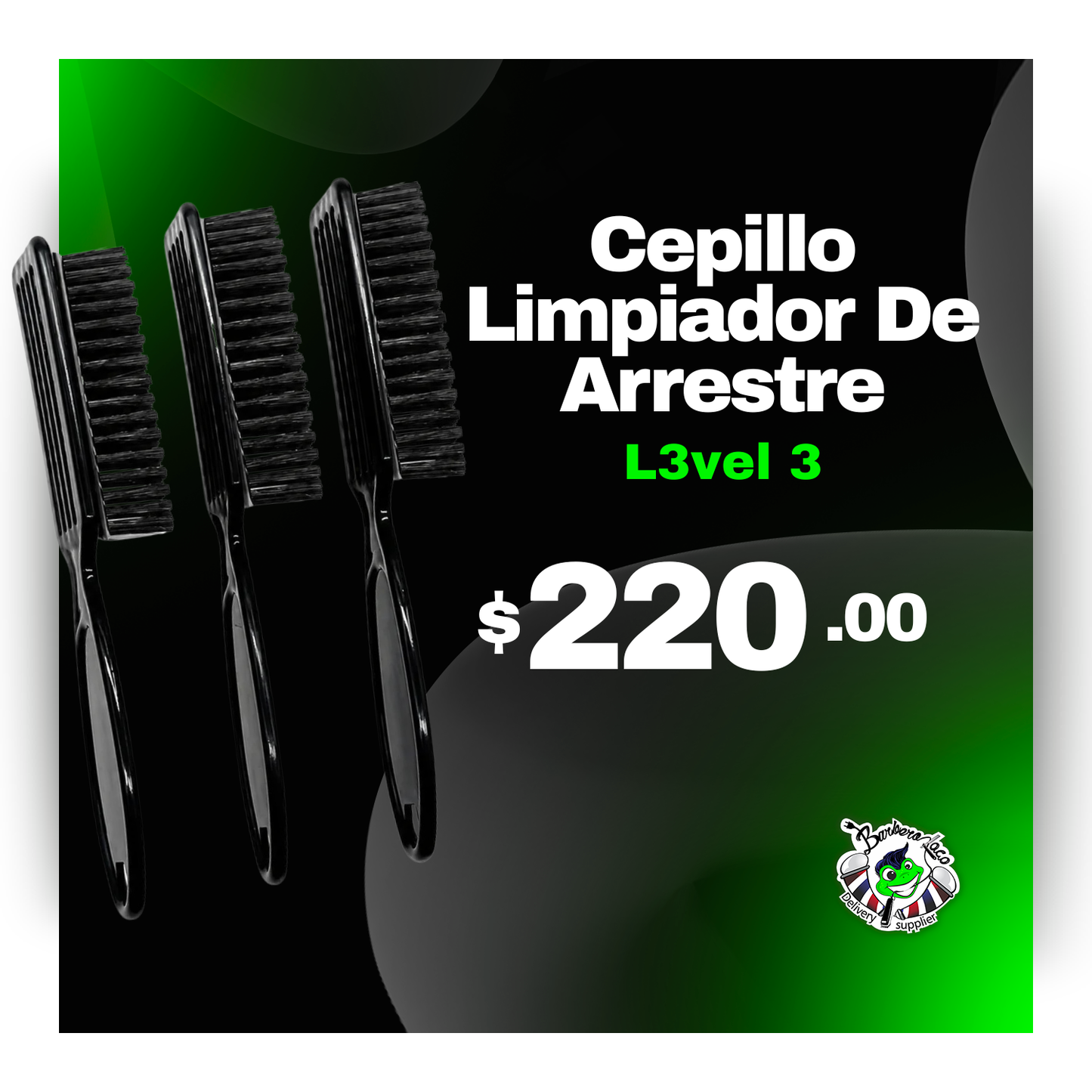 Cepillo Limpiador de Arrastre 3pz |  L3VEL 3