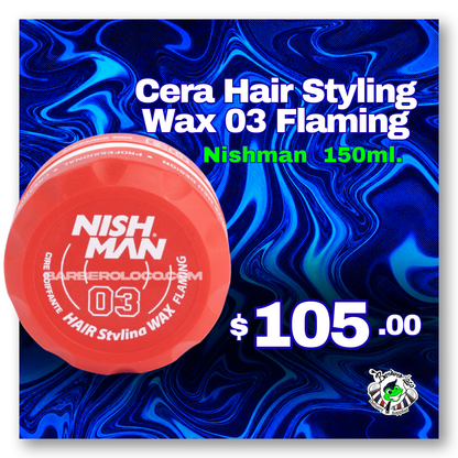 Cera NISHMAN Hair Styling Wax 03 Flaming 150 ml