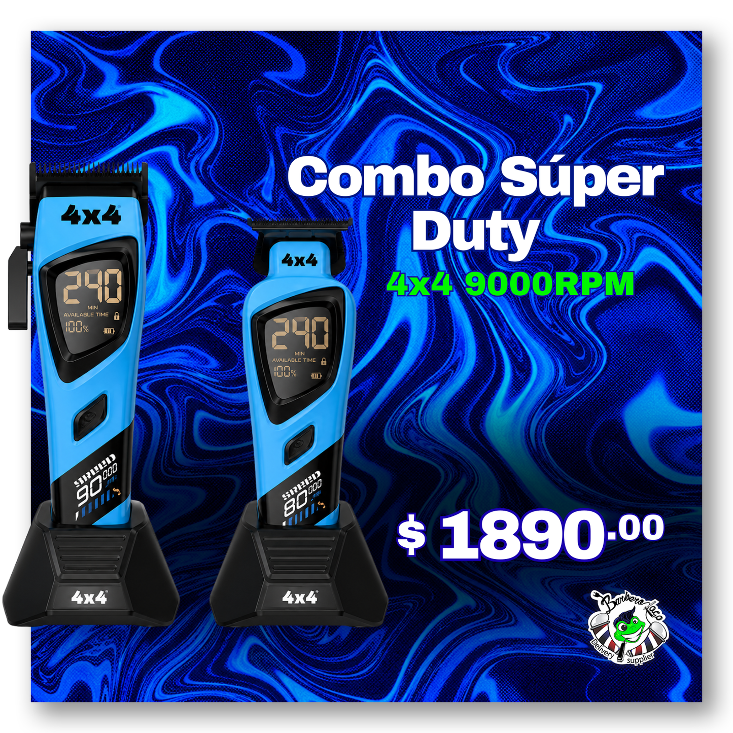 Combo Super Duty 4x4 Clipper y Trimmer