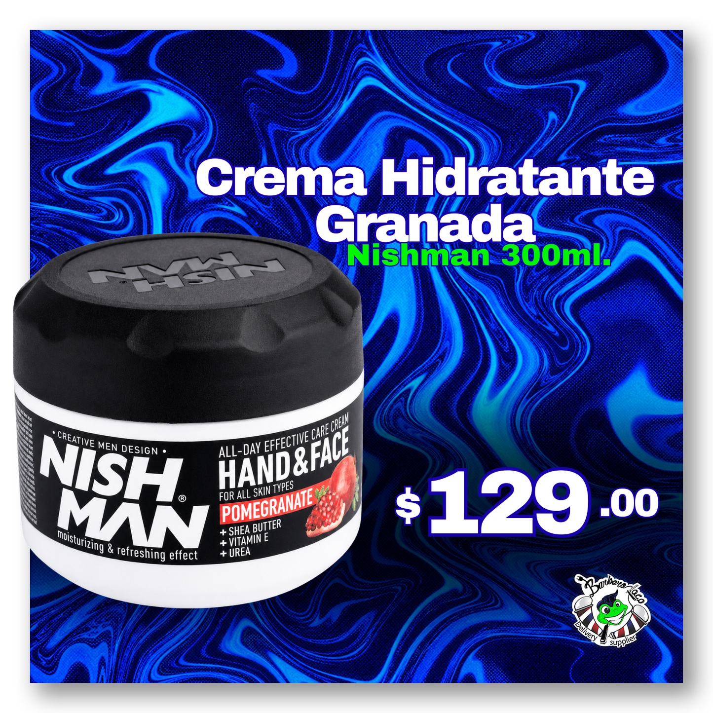 Crema Hidratante para Manos y Cara Nishman Granada