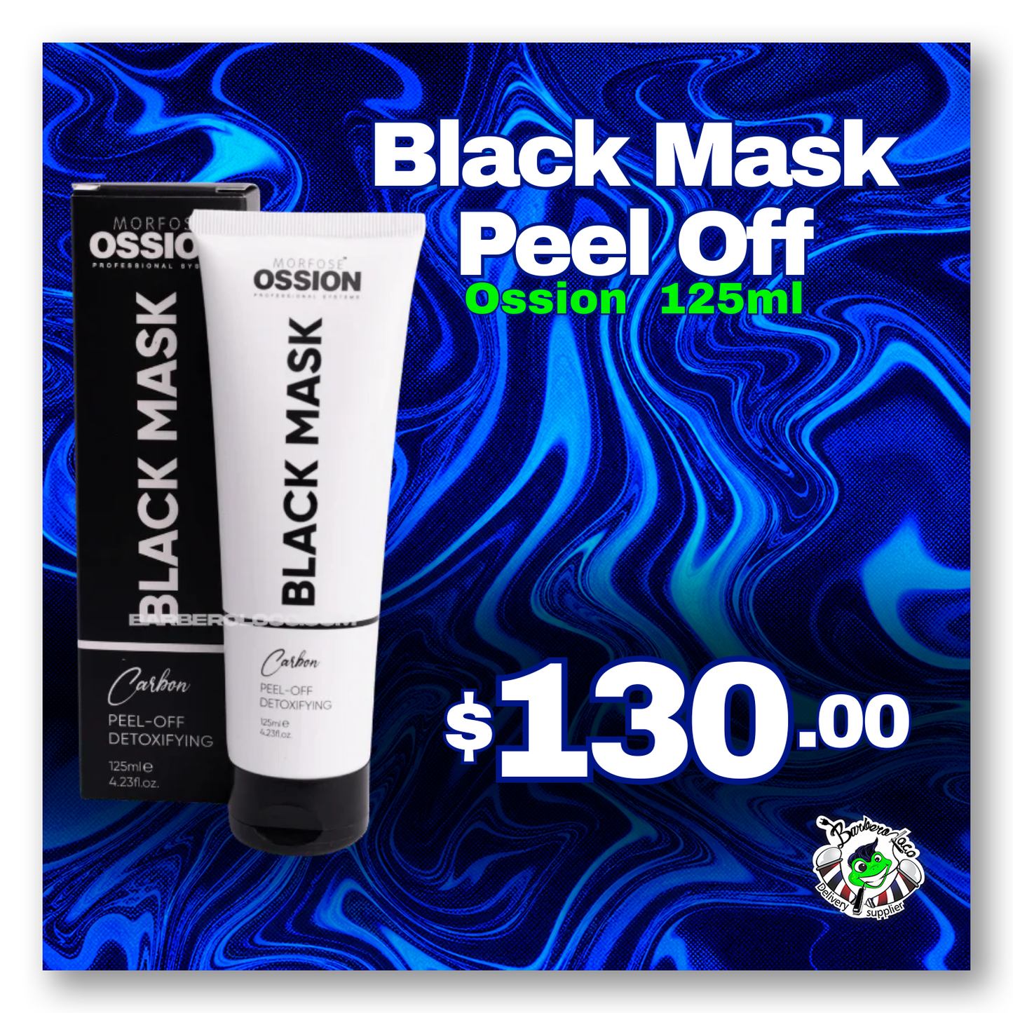 Mascarilla Peel-Off de Carbón Activado Ossion 125ml