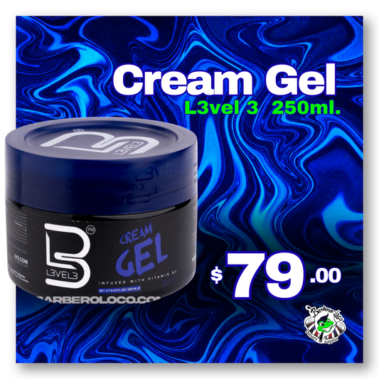 Cream Gel L3VEL 3 250 ml