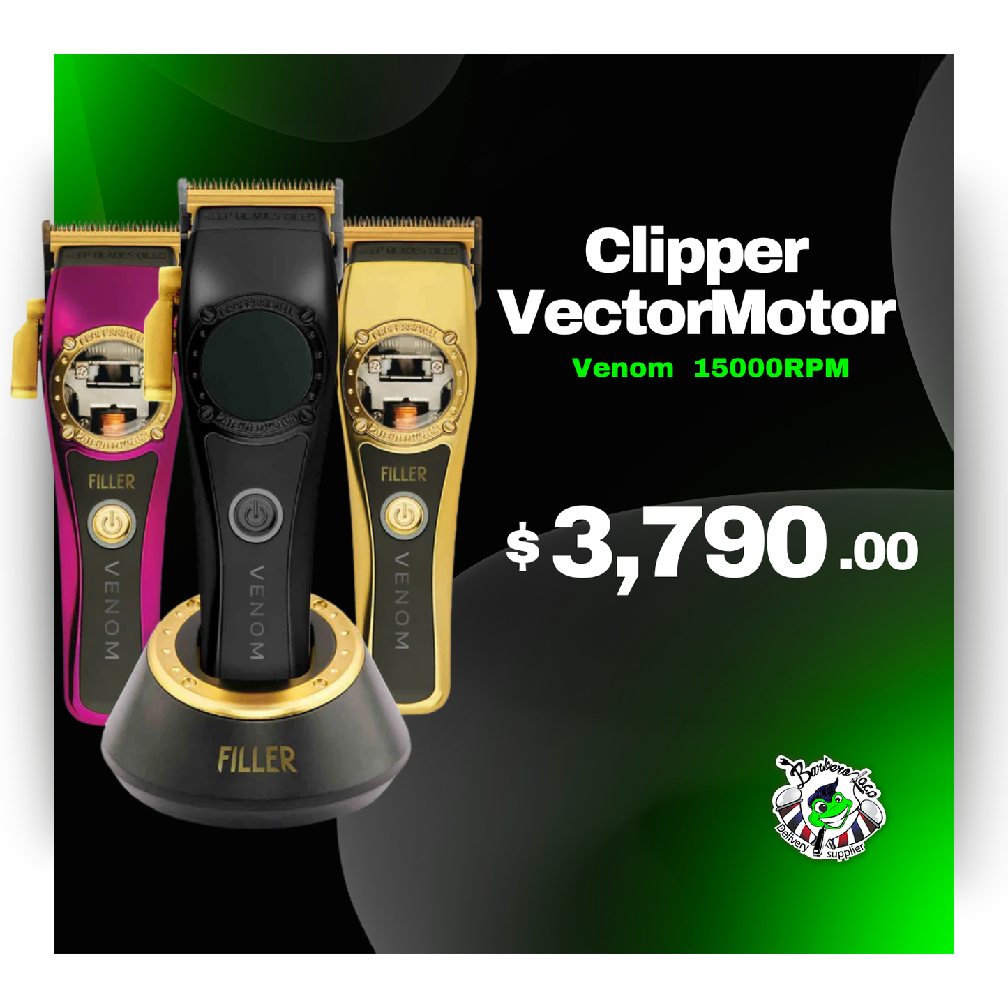 VENOM Clipper VectorMotor 15000 RPM
