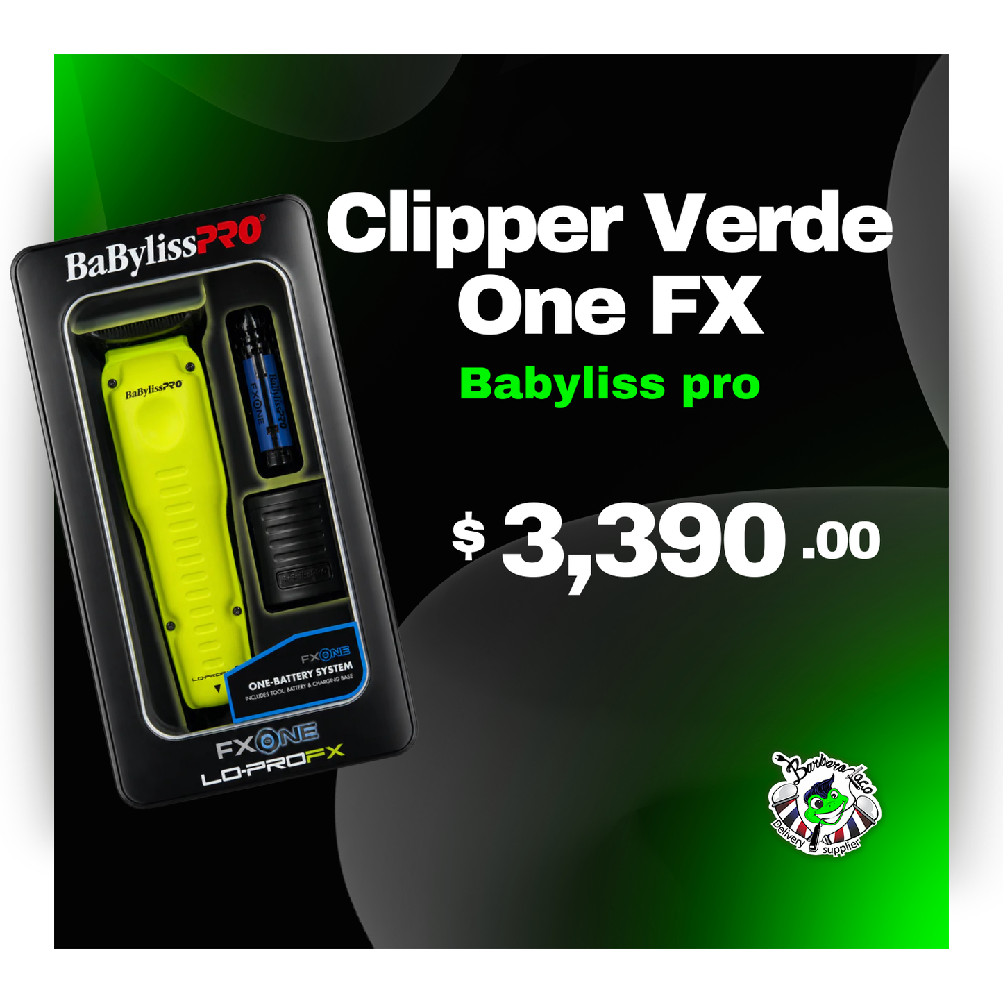 Clipper Babyliss Pro Verde One Fx