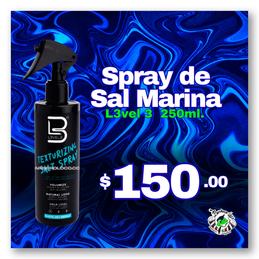 Spray de Sal Marina para Texturizar  250 ml
