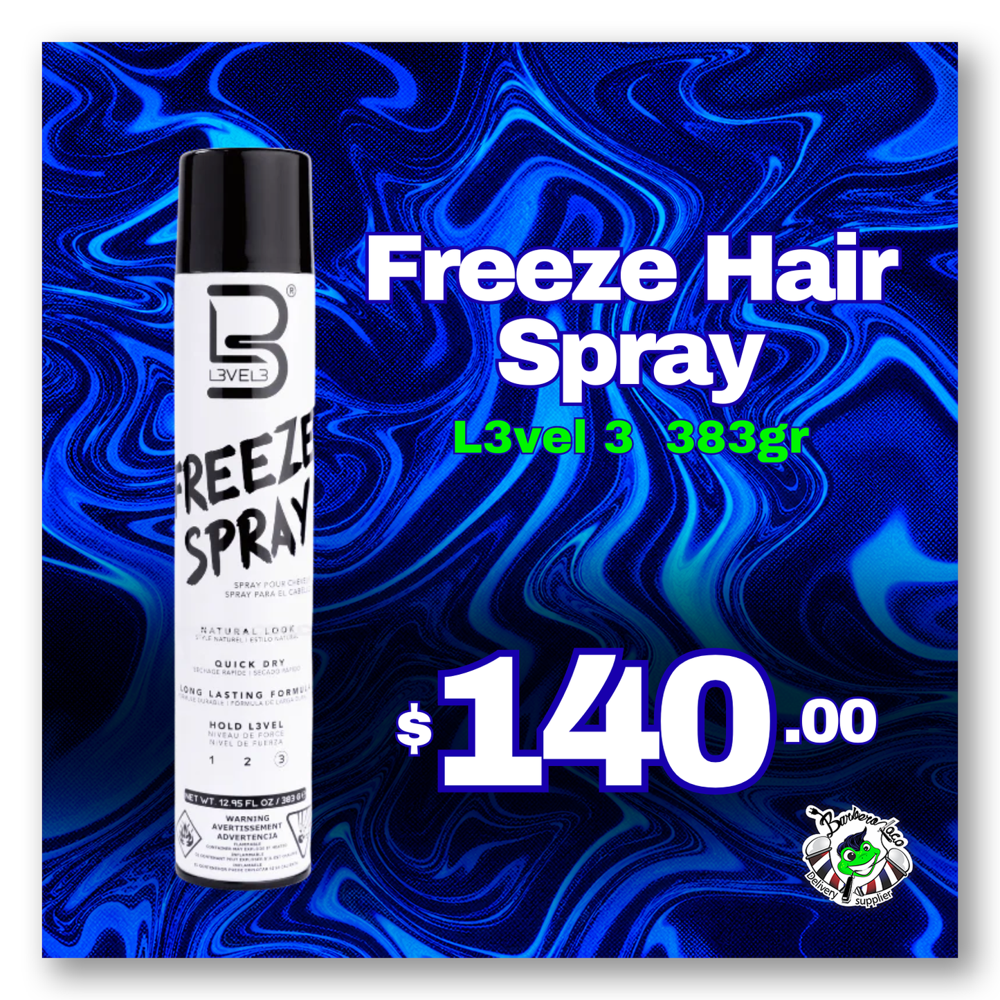 Freeze Hair Spray L3VEL 3 383g