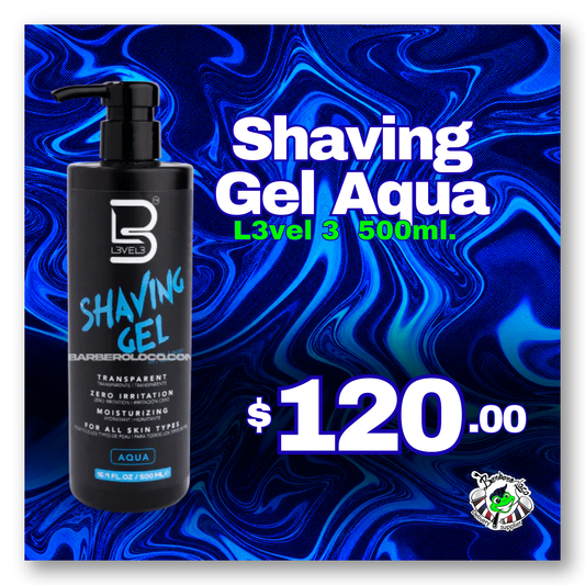 Shaving Gel AQUA L3VEL 3 500 ml