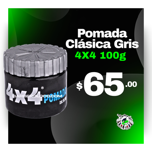 Pomada Clasica Gris 4x4 100 gr.